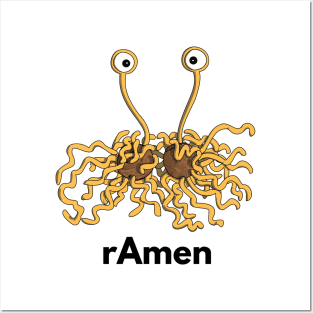 Flying Spagetti Monster pastafarianism Skeptic Atheist Posters and Art